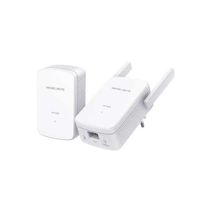 Mercusys MP510 Kit WiFi Powerline AV1000 Gigabit - 1000Mbps - Alcance hasta 300m - Gigabit Ethernet