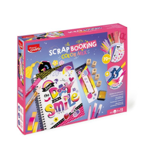 Maped Scrapbooking Booking Color Mix - Contiene mas de 70 Accesorios - Para Niños a partir de 7 Años