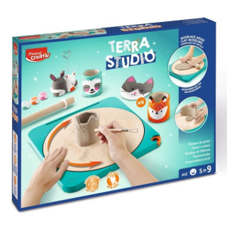 Maped Terra Studio Taller de Ceramica - Kit Infantil Completo y Facil de Usar - Para Niños a partir de 5 Años