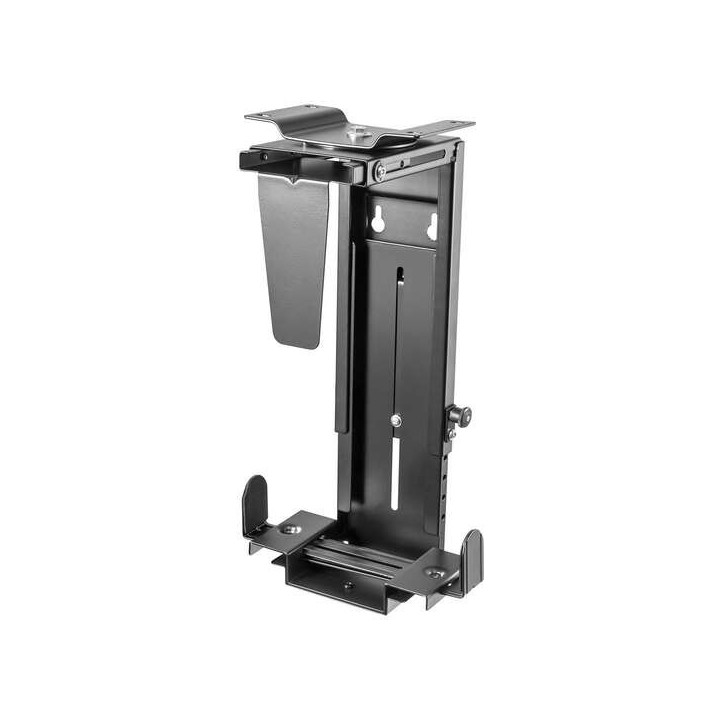 Aisens Soporte Giratorio Antirrobo y Altura Personalizable para CPU para Montaje por Debajo de Escritorio o a la Pared - Color