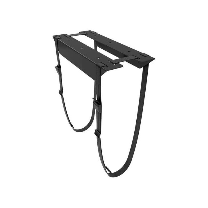 Aisens Soporte para CPU Debajo de Escritorio con Correa - Color Negro