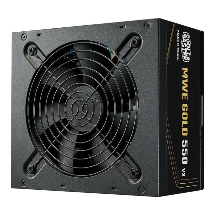 Cooler Master Fuente de Alimentacion 80 Plus Gold 550W ATX 3.1 - PFC Activo - Ventilador 120mm