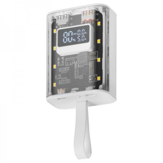 Mars Gaming MPK-10K Power Bank - 10000mAh - Carga Rapida QC3.0 & PD3.0 - Linterna LED - Carga 3 Dispositivos Simultaneamente -