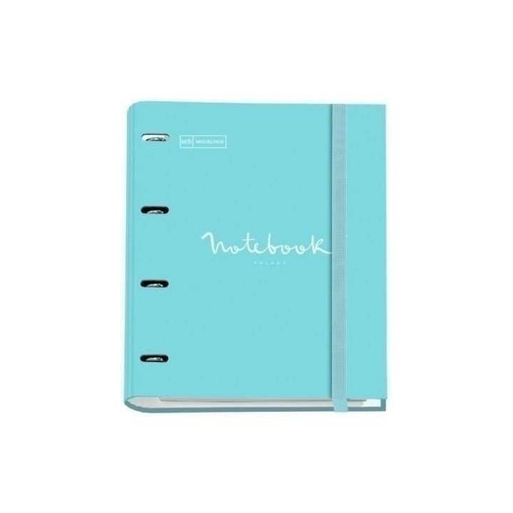 Miquel Rius Emotions Carpebloc 5 Archivador de 4 Anillas Formato A4 + Recambio de 100 Hojas con Banda en 5 Colores - Cubiertas