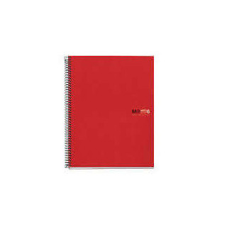 Miquel Rius Notebook6 Cuaderno de Espiral Formato A5 - 150 Hojas de 70gr Microperforadas con 2 Taladros - Cubiertas de Poliprop