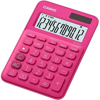 Casio MS-7UC Calculadora de Escritorio 10 Digitos - Tecla Doble Cero - Marcadores de Coma de 3 Digitos - Pulsacion de Teclas Si
