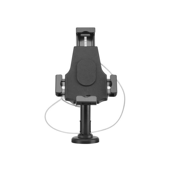 Aisens Soporte Antirobo de Sobremesa / Pared Ajustable (1 Pivote) para Tablet - Color Negro