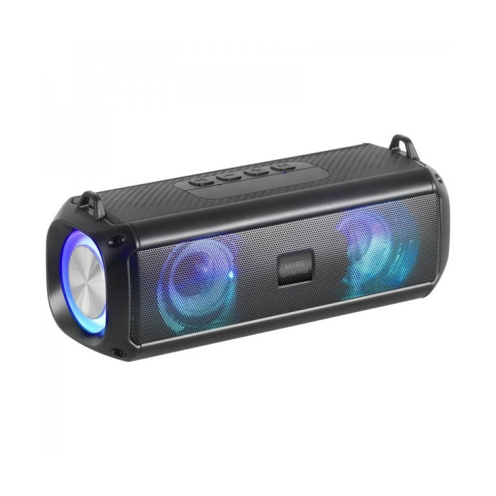 Mars Gaming MSB-XT Altavoz Portatil y Barra de Sonido - 20W - Cuatro Drivers - Iluminacion RGB - Bluetooth 5.3 - Autonomia 8h -