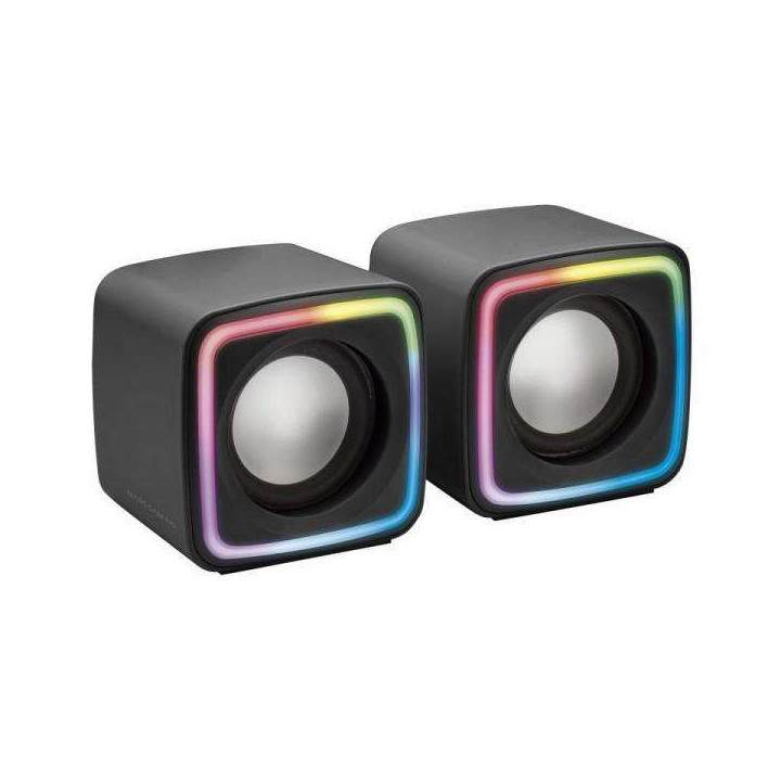Mars Gaming MSCUBE Altavoces 8W - Iluminacion RGB - Sonido DSP - USB
