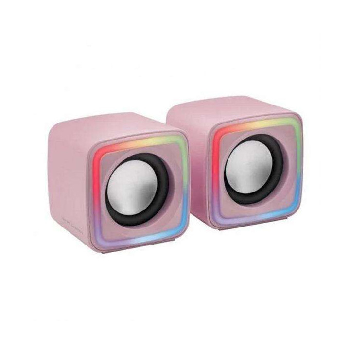 Mars Gaming MSCUBE Altavoces 8W - Iluminacion RGB - Sonido DSP - USB