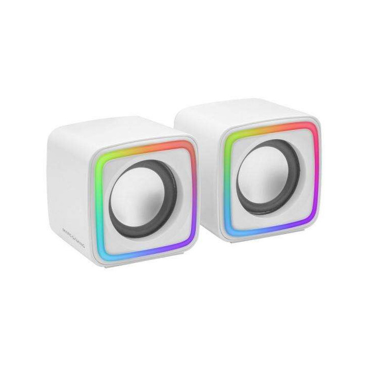 Mars Gaming MSCUBE Altavoces 8W - Iluminacion RGB - Sonido DSP - USB