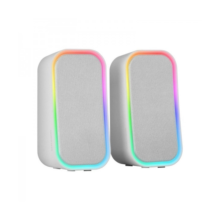 Mars Gaming MS-OM Altavoces - Sonido 20W - Chipset DSP - Iluminacion RGB - Bluetooth 5.3 - AUX-IN - Control Intuitivo - Compati