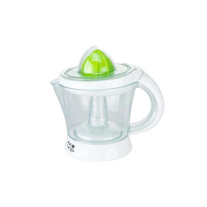 Muvip Exprimidor Electrico 40W - Deposito de 1L - Rotacion en ambos Sentidos - Desmontable para Facil Limpieza