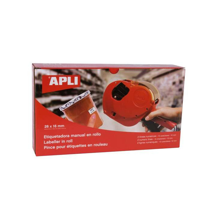 Apli Maquina Etiquetadora Numerica - 2 Lineas