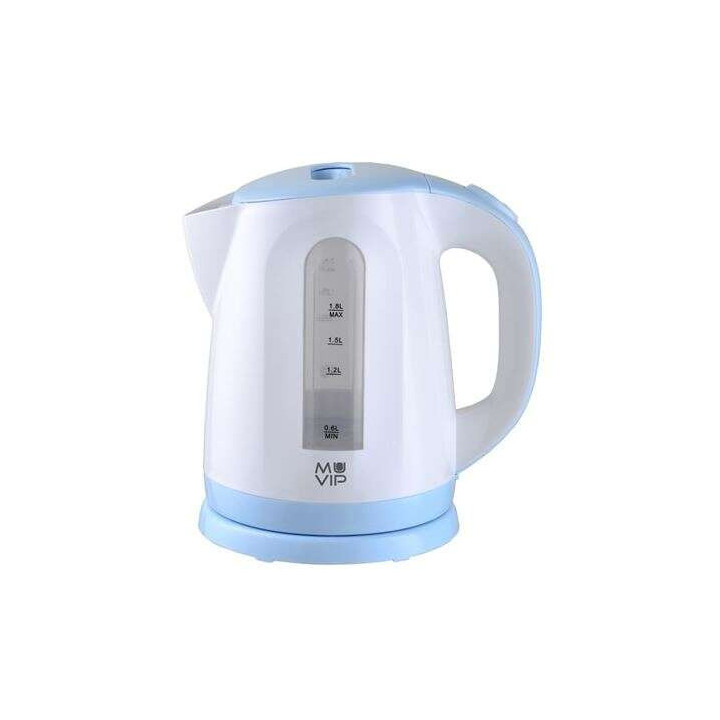 Muvip Hervidor de Agua Electrico 2200W - Capacidad 1.8L - Indicador de Nivel - Base Giratoria