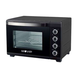 Muvip Horno 2000W 48L - Regulador de Temperatura 100º-230º - Exterior de Acero con Revestimiento - Selector de Tiempo - Puert