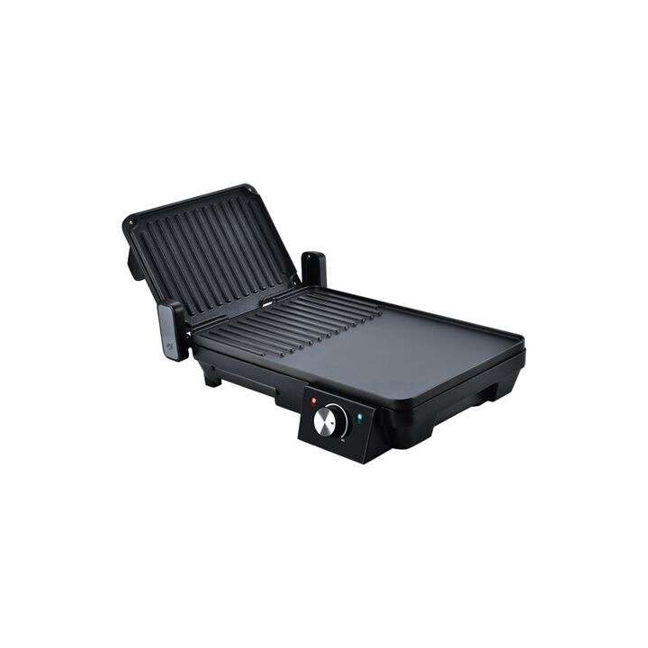 Muvip Sandwichera + Plancha Asar 2000W - Apertura hasta 180º - Placas Grill + Lisa -  Selector de Temperatura - Placa Superior