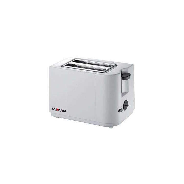 Muvip Tostadora de Pan 700W - Capacidad para 2 Rebanadas - 6 Niveles de Tostado - Parada Automatica y Manual