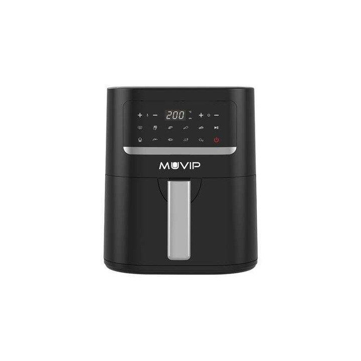 Muvip Freidora Aire Caliente 4.5L 1600W Pantalla Tactil - 10 Programas Preestablecidos - Cocina con 80% Menos Grasa - Olla Anti