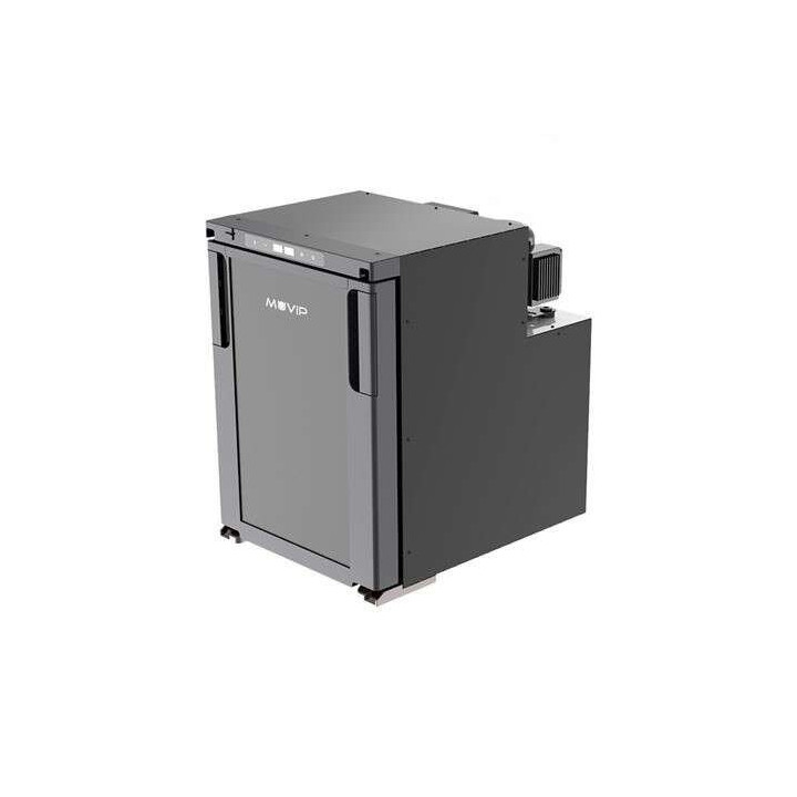 Muvip Nevera Fija con Compresor LG 50L 60W - Conexion 12/24V - Apertura Frontal - Proteccion Bateria - Luz LED - Temperatura Re