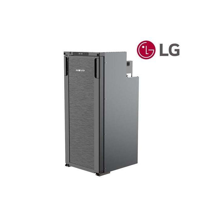 Muvip Nevera Fija con Compresor LG 90L 80W - Conexion 12/24V - Proteccion Bateria del Vehiculo  - Luz LED - Control de Temperat