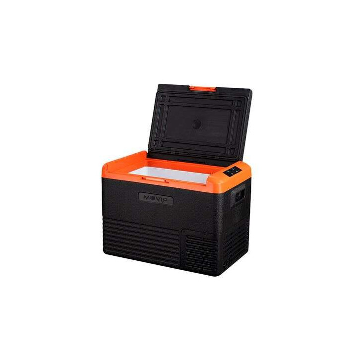 Muvip Nevera Portatil de Compresor 40L - Proteccion Bateria Vehiculo - Temperatura -20º/+20º - Conexion 12/24/220V - Compreso