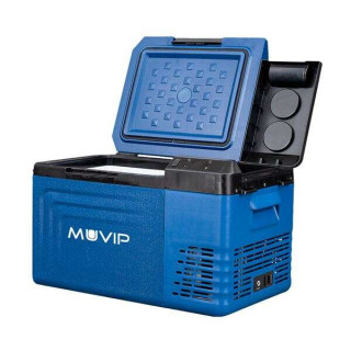 Muvip Nevera Compresor Portatil Blue 19 Litros - Temperatura entre -20º/+20º - Asas de transporte - Compresor silencioso - Co