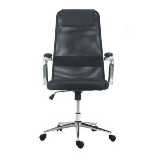 Muvip OF2000 Silla de Oficina - Altura Regulable con Elevacion a Gas - Soporte Lumbar - Asiento Acolchado - Base Giratoria de A