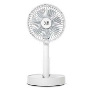 Muvip Ventilador de Sobremesa Portatil Plegable 5W 15cm de Diametro - 4 Velocidades - Angulo Ajustable hasta 90º - Autonomia h