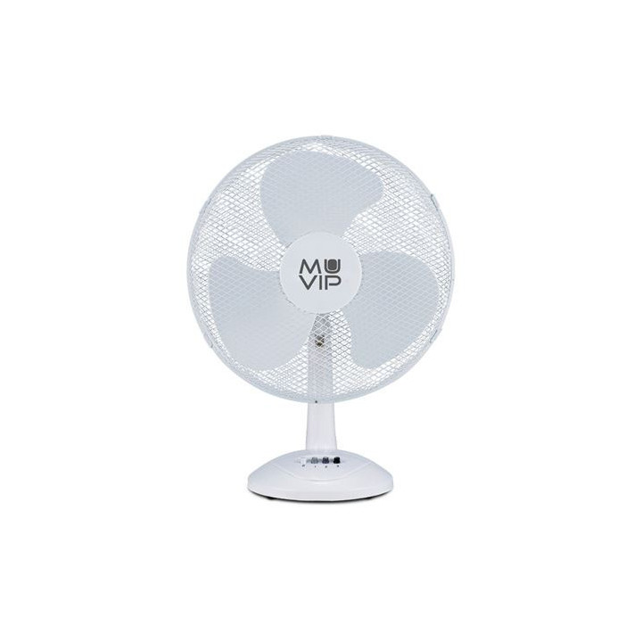 Muvip Ventilador de Sobremesa - 50W - 3 Velocidades - Color Blanco