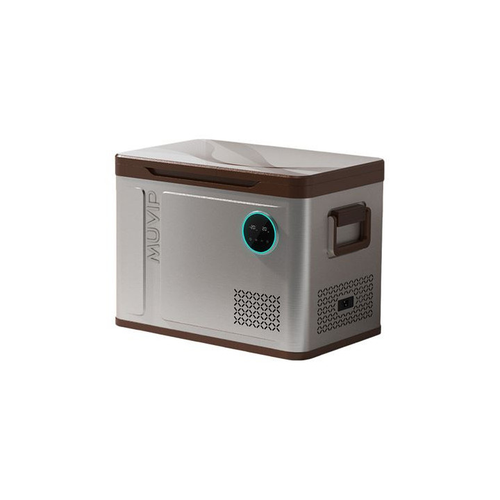 Muvip Nevera Compresor Portatil 41 Litros - Temperatura entre -20º/+20º - 60W - Doble Zona - Asas de Transporte - Compresor s