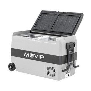 Muvip Nevera Compresor Portatil 44 Litros - Temperatura entre -20º/+20º - 80W - Doble Zona - Asas de Transporte y Tirador - R
