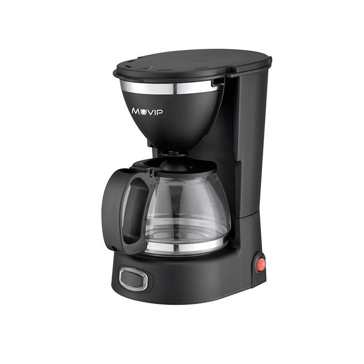 Muvip Cafetera de Goteo - Eléctrica - 650W - Funcion antigoteo - Filtro Permanente Abatible - Indicador Nivel de Agua - Conten