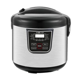 Muvip Olla a Presion Electrica - 5 Litros - 11 Programas Disponibles - 900W - Display LED - Acero Inoxidable - Totalmente Desmo