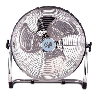 Muvip Ventilador Industrial de Suelo - 100W - 3 Velocidades - Color Plata