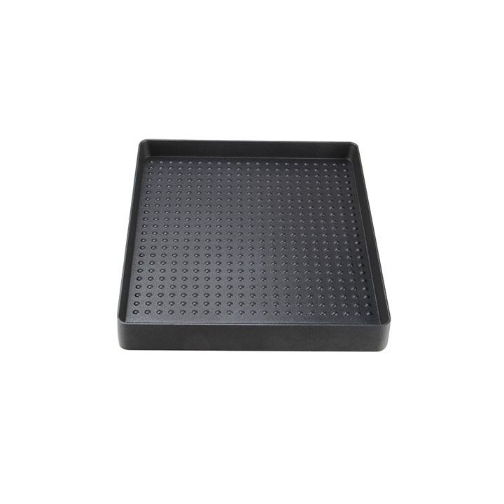 Muvip Plancha De Asar para Cocina Portatil - Zona Recoge Grasa - Bordes Antisalpicaduras - Revestimiento Antiadherente - Ideal