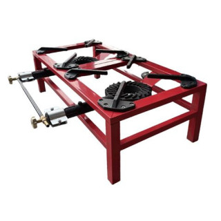 Muvip MV0629 Hornillo a Gas Portatil Reforzado - Quemador de Hierro Fundido - Potencia 15kW - Llave de Regulacion de Gas - Comp