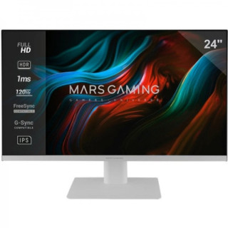 Mars Gaming MV-24 Monitor Gaming FAST-IPS - 24" Full HD - 1ms - 120Hz - HDR10 - FreeSync y G-Sync - Conectividad HDMI/DP - Colo