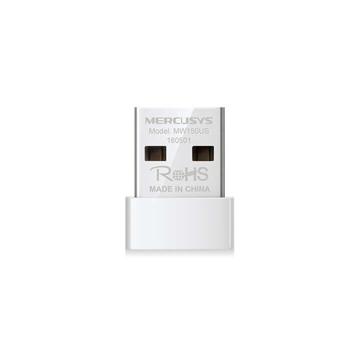 Mercusys Adaptador USB Nano Inalambrico N150 - USB 2.0 - Hasta 150Mbps