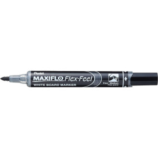 Pentel Maxiflo Flex-Feel Rotulador para Pizarra Blanca - Punta Flexible 4.6mm - Trazo de 1 a 5mm - Dosificacion de Tinta median