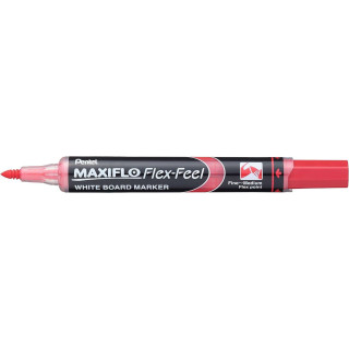 Pentel Maxiflo Flex-Feel Rotulador para Pizarra Blanca - Punta Flexible 4.6mm - Trazo de 1 a 5mm - Dosificacion de Tinta median