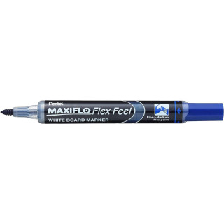 Pentel Maxiflo Flex-Feel Rotulador para Pizarra Blanca - Punta Flexible 4.6mm - Trazo de 1 a 5mm - Dosificacion de Tinta median