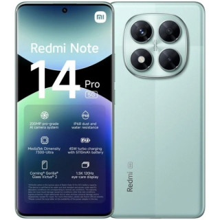 Xiaomi Redmi Note 14 Pro 5G Smartphone Pantalla AMOLED 6.67" - 8GB - 256GB - Camara Principal 200MP - Bateria 5110mAh - HyperCh