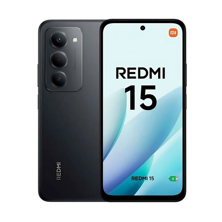 Xiaomi Redmi 15 Smartphone Pantalla 6.9" - 6GB - 128GB - Camara Principal 50MP - Bateria 7000mAh - Color Negro