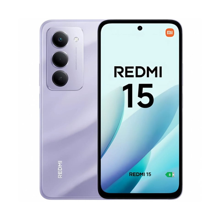 Xiaomi Redmi 15 Smartphone Pantalla 6.9" - 8GB - 256GB - Camara Principal 50MP - Bateria 7000mAh - Color Purpura