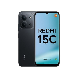 Xiaomi Redmi 15C Smartphone Pantalla 6.9" - 4GB - 256GB - Camara Principal 50MP - Bateria 6000mAh - Color Negro