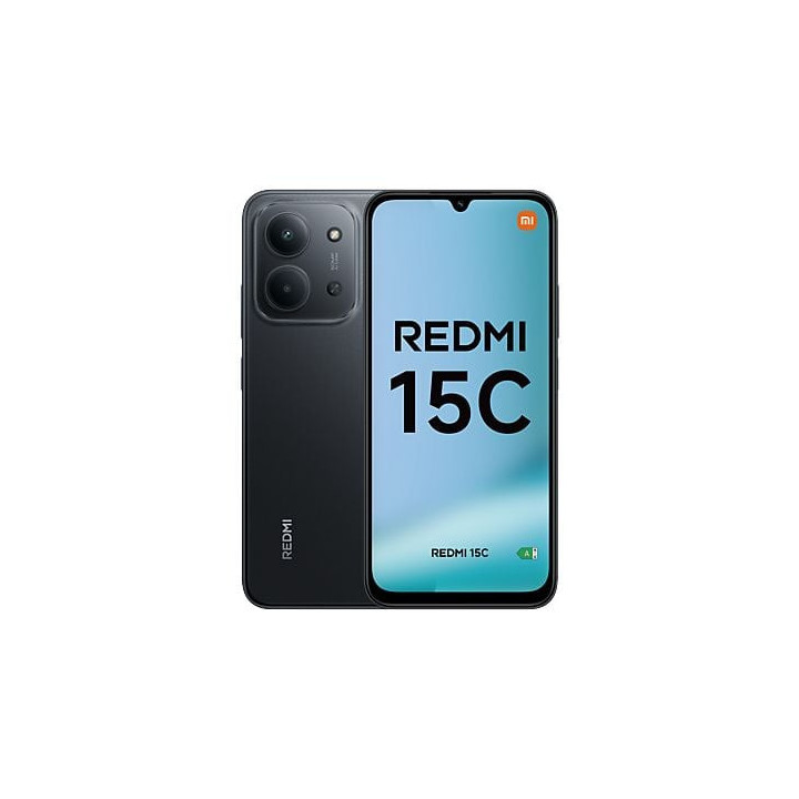 Xiaomi Redmi 15C Smartphone Pantalla 6.9" - 4GB - 256GB - Camara Principal 50MP - Bateria 6000mAh - Color Negro