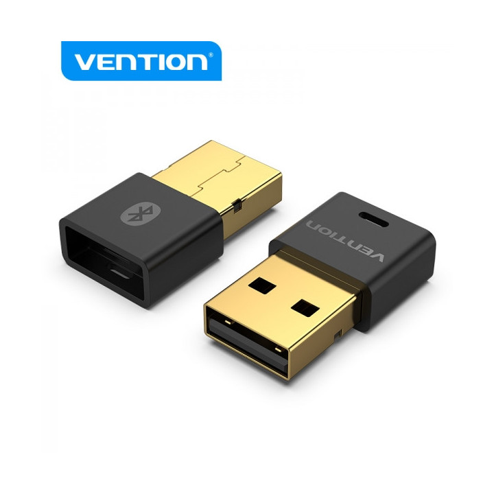 Vention Transmisor y Receptor USB a MP3 Bluetooth - Color Negro