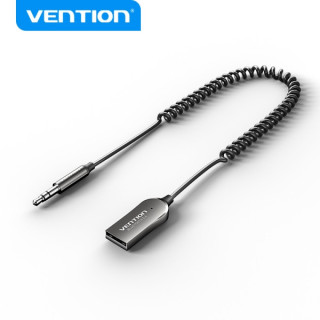 Vention USB Coche Bluetooth 5.4 Audio Receiver - Llamadas Manos Libres - Audio Hi-Fi - Emparejamiento Dual - Plug & Play - Colo