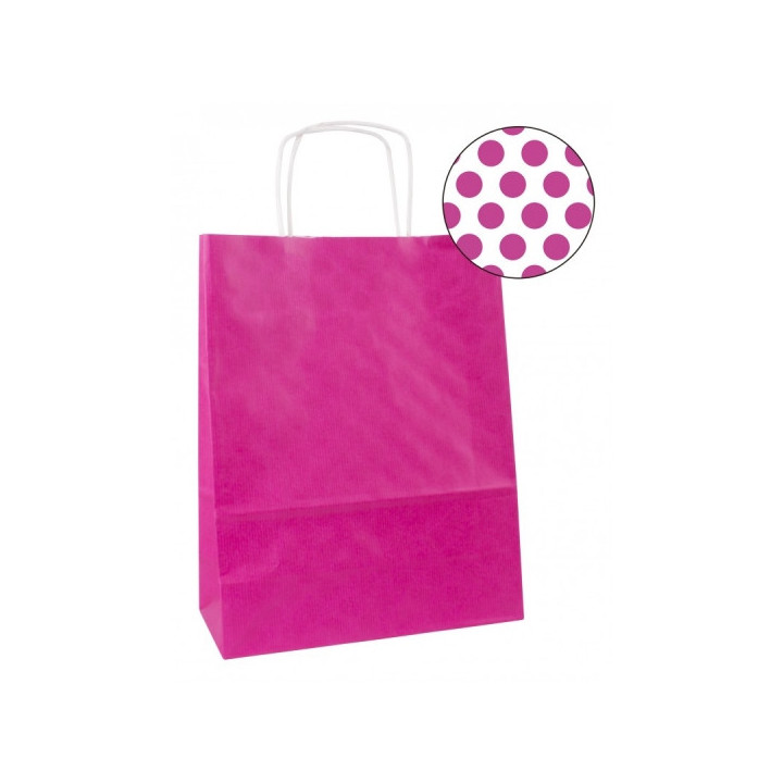 Apli Pack de 50 Bolsas Kraft - Gran Resistencia a roturas - Asas Rizadas para Facil Transporte - Reutilizables y Reciclables -